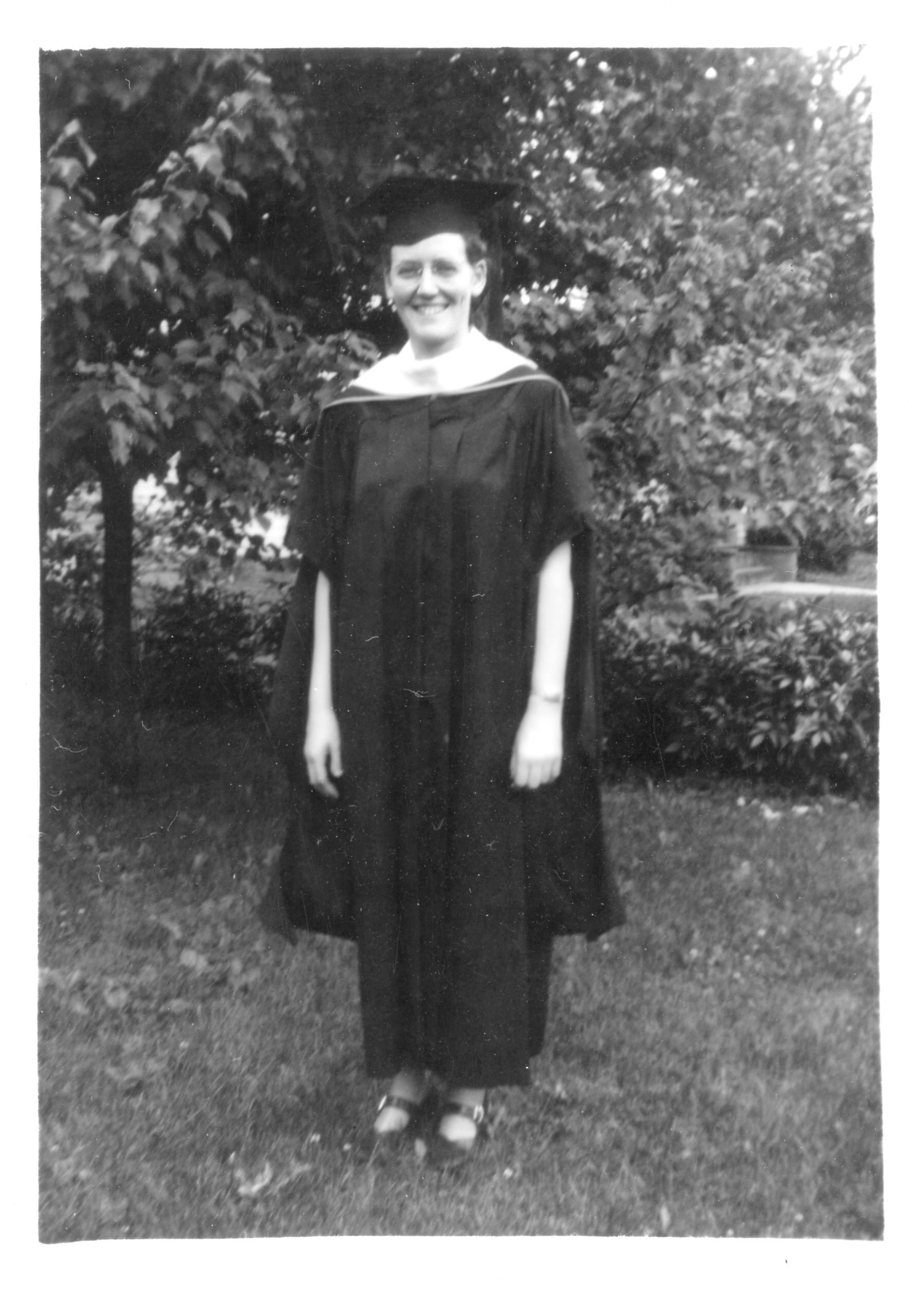 Graduating from Asbury Theological Seminary, 1950